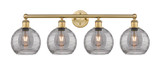 Bathroom Fixtures Four Lights by Innovations ( 405 | 616-4W-BB-G1213-8SM Edison ) 