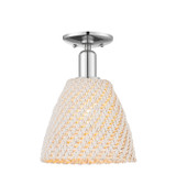 Semi-Flush Mts. Glass Down by Innovations ( 405 | 716-1C-PC-NBD-9-NAT Arcadia ) 