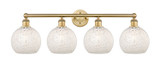 Bathroom Fixtures Four Lights by Innovations ( 405 | 616-4W-BB-G1216-8WM Edison ) 