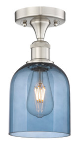 Semi-Flush Mts. Glass Down by Innovations ( 405 | 616-1F-SN-G558-6BL Edison ) 