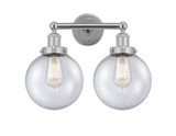 Bathroom Fixtures Two Lights by Innovations ( 405 | 616-2W-PC-G204-8 Edison ) 