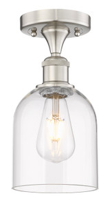 Semi-Flush Mts. Glass Down by Innovations ( 405 | 616-1F-SN-G558-6CL Edison ) 