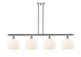 Linear/Island 4 Light + by Innovations ( 405 | 516-4I-PC-G1217-10WV Ballston ) 