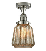 Semi-Flush Mts. Glass Down by Innovations ( 405 | 517-1CH-PN-G146 Franklin Restoration ) 