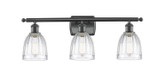Bathroom Fixtures Three Lights by Innovations ( 405 | 516-3W-BK-G442 Ballston ) 