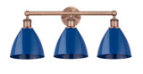 Bathroom Fixtures Three Lights by Innovations ( 405 | 616-3W-AC-MBD-75-BL Edison ) 