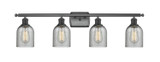 Bathroom Fixtures Four Lights by Innovations ( 405 | 516-4W-BK-G257-LED Ballston ) 
