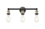 Bathroom Fixtures Three Lights by Innovations ( 405 | 616-3W-BAB Edison ) 