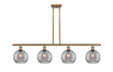 Linear/Island 4 Light + by Innovations ( 405 | 516-4I-BB-G1213-8SM Ballston ) 