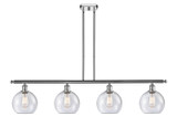 Linear/Island 4 Light + by Innovations ( 405 | 516-4I-PC-G124-8-LED Ballston ) 