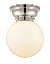 Flush Mounts Glass Down by Innovations ( 405 | 623-1F-PN-G201-8-LED Franklin Restoration ) 