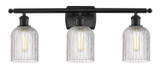 Bathroom Fixtures Three Lights by Innovations ( 405 | 516-3W-BK-G559-5CL Ballston ) 