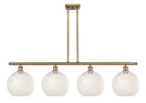 Linear/Island 4 Light + by Innovations ( 405 | 516-4I-BB-G1216-10WM Ballston ) 