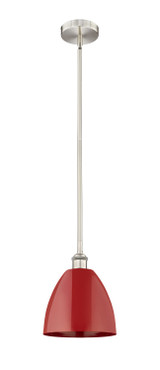 Mini Pendants Metal Shade by Innovations ( 405 | 616-1S-SN-MBD-9-RD Edison ) 