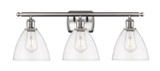 Bathroom Fixtures Three Lights by Innovations ( 405 | 516-3W-SN-GBD-752-LED Ballston ) 