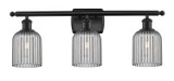 Bathroom Fixtures Three Lights by Innovations ( 405 | 516-3W-BK-G559-5SM Ballston ) 