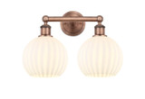 Bathroom Fixtures Two Lights by Innovations ( 405 | 616-2W-AC-G1217-8WV Edison ) 