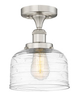 Semi-Flush Mts. Glass Down by Innovations ( 405 | 616-1F-SN-G713 Edison ) 