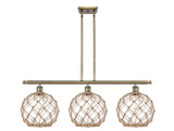 Linear/Island 3 Light Bar by Innovations ( 405 | 516-3I-AB-G122-10RB Ballston ) 