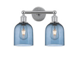 Bathroom Fixtures Two Lights by Innovations ( 405 | 616-2W-PC-G558-6BL Edison ) 