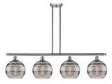 Linear/Island 4 Light + by Innovations ( 405 | 516-4I-SN-G556-10SM Ballston ) 