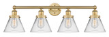 Bathroom Fixtures Four Lights by Innovations ( 405 | 616-4W-BB-G42 Edison ) 
