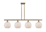 Linear/Island 4 Light + by Innovations ( 405 | 516-4I-BB-G121-8RW Ballston ) 