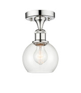 Semi-Flush Mts. Glass Down by Innovations ( 405 | 616-1F-PC-G122-6 Edison ) 