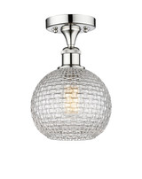 Semi-Flush Mts. Glass Down by Innovations ( 405 | 616-1F-PC-G122C-8CL Edison ) 
