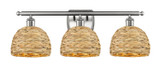 Bathroom Fixtures Three Lights by Innovations ( 405 | 516-3W-SN-RBD-8-NAT Ballston ) 