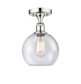 Semi-Flush Mts. Glass Down by Innovations ( 405 | 616-1F-PC-G124-8 Edison ) 