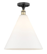 Semi-Flush Mts. Glass Down by Innovations ( 405 | 616-1F-BAB-GBC-161 Edison ) 