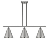 Linear/Island 3 Light Bar by Innovations ( 405 | 516-3I-SN-MBC-8-SN-LED Ballston ) 