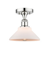 Semi-Flush Mts. Glass Down by Innovations ( 405 | 616-1F-PC-G131 Edison ) 