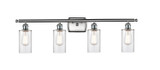 Bathroom Fixtures Four Lights by Innovations ( 405 | 516-4W-SN-G802-LED Ballston ) 