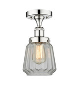Semi-Flush Mts. Glass Down by Innovations ( 405 | 616-1F-PC-G142 Edison ) 