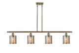 Linear/Island 4 Light + by Innovations ( 405 | 516-4I-AB-G116-LED Ballston ) 