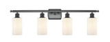 Bathroom Fixtures Four Lights by Innovations ( 405 | 516-4W-BK-G801 Ballston ) 
