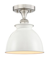 Semi-Flush Mts. Glass Down by Innovations ( 405 | 616-1F-SN-M14-W Edison ) 