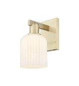 Sconces Single Glass by Innovations ( 405 | 716-1W-AB-G559-5GWH Arcadia ) 