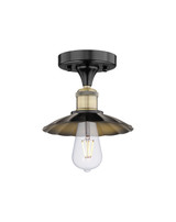 Semi-Flush Mts. Exposed Lamps by Innovations ( 405 | 616-1F-BAB-M17-BK Edison ) 