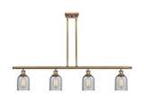 Linear/Island 4 Light + by Innovations ( 405 | 516-4I-BB-G257-LED Ballston ) 
