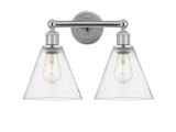 Bathroom Fixtures Two Lights by Innovations ( 405 | 616-2W-PC-GBC-84 Edison ) 