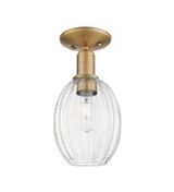 Semi-Flush Mts. Glass Down by Innovations ( 405 | 716-1C-BB-G459-6CL Arcadia ) 
