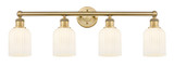 Bathroom Fixtures Four Lights by Innovations ( 405 | 616-4W-BB-G559-5GWH Edison ) 