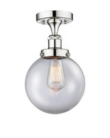 Semi-Flush Mts. Glass Down by Innovations ( 405 | 616-1F-PC-G202-8 Edison ) 