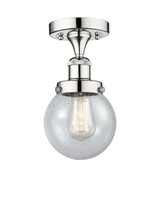 Semi-Flush Mts. Glass Down by Innovations ( 405 | 616-1F-PC-G204-6 Edison ) 