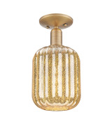 Semi-Flush Mts. Glass Down by Innovations ( 405 | 716-1C-BB-G460-7ME Arcadia ) 