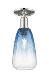 Semi-Flush Mts. Glass Down by Innovations ( 405 | 716-1C-PN-G480-6SB Arcadia ) 