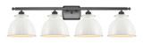 Bathroom Fixtures Four Lights by Innovations ( 405 | 516-4W-BK-M14-W Ballston ) 